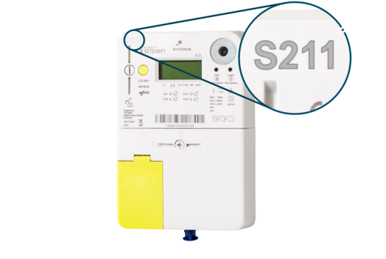 Sagemcom S211 digitale elektriciteitsmeter