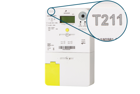 Sagemcom T211 digitale elektriciteitsmeter