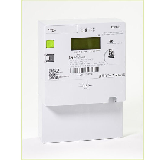 Driefasige digitale elektriciteitsmeter