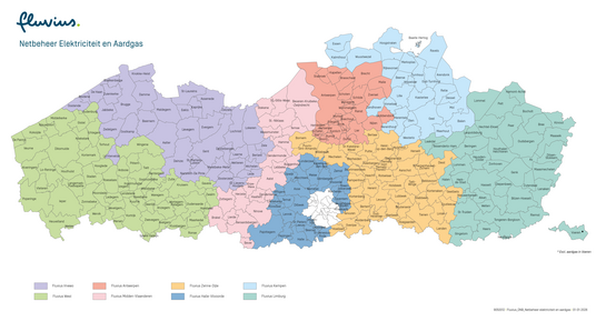 Netbeheerders elektriciteit en aardgas vanaf 2026 Kaart van de netbeheerders elektriciteit en aardgas vanaf 2026