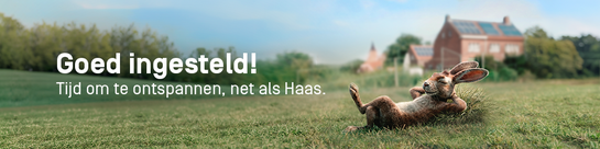 Goed ingesteld! Tijd om te ontspannen. ""