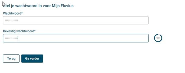 Mijn Fluvius nieuw wachtwoord